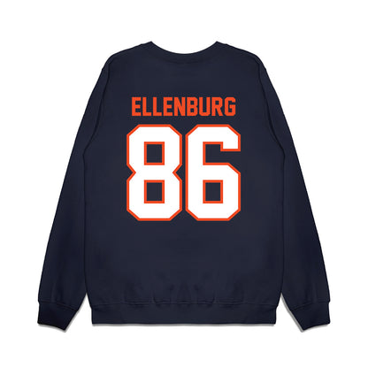Auburn - NCAA Football : Jack Ellenburg - Vintage Helmet Premium Crewneck Sweatshirt-1