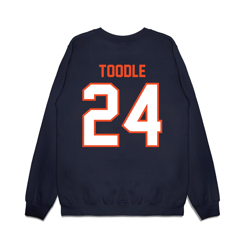 Auburn - NCAA Football : Shadarius Toodle - Vintage Helmet Premium Crewneck Sweatshirt-1