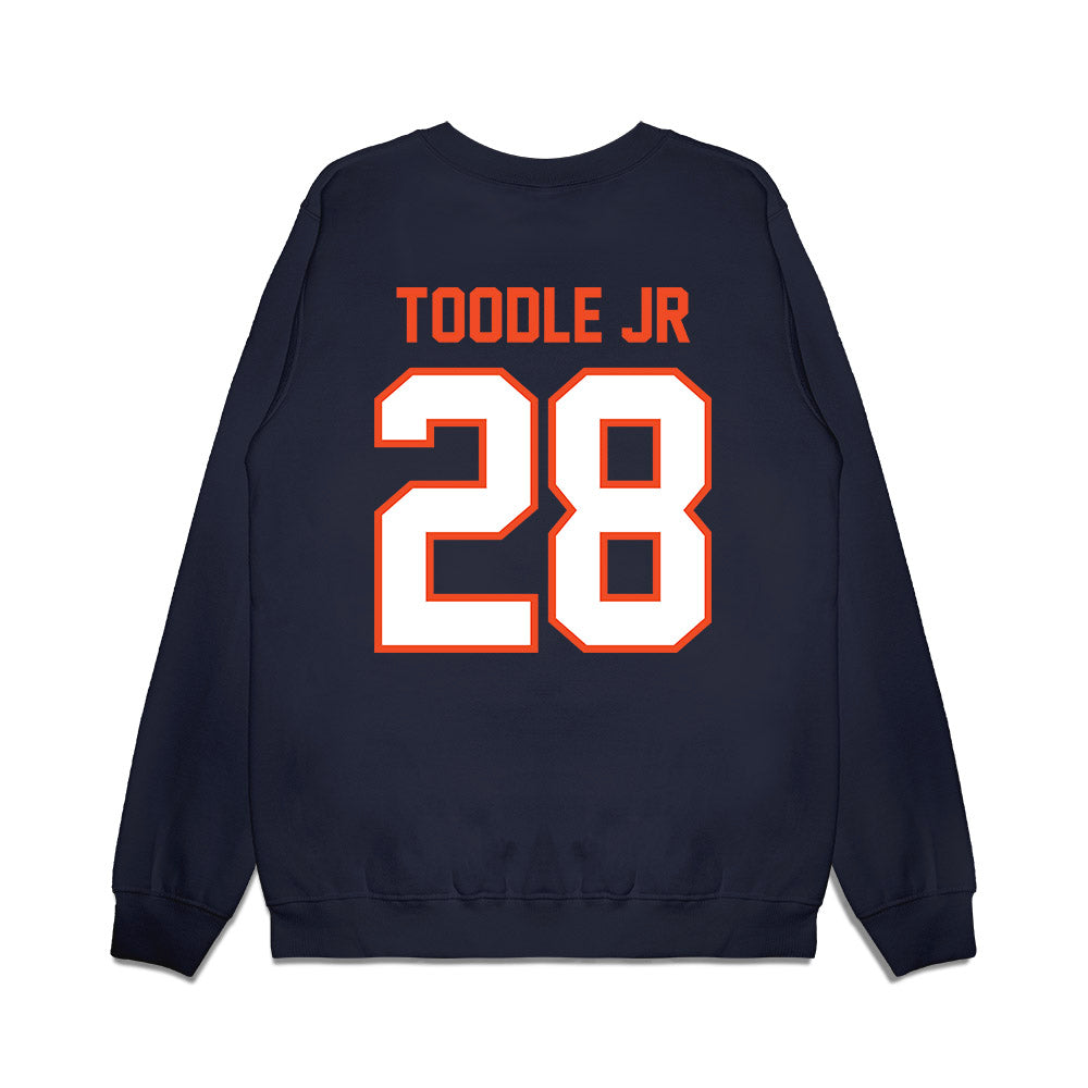 Auburn - NCAA Football : Shadrick Toodle Jr - Vintage Helmet Premium Crewneck Sweatshirt-1