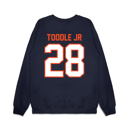 Auburn - NCAA Football : Shadrick Toodle Jr - Vintage Helmet Premium Crewneck Sweatshirt-1