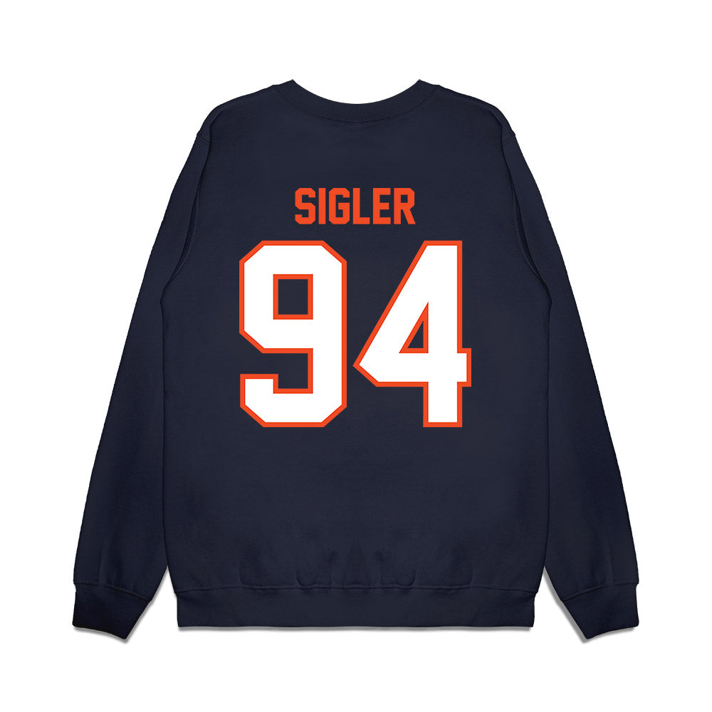 Auburn - NCAA Football : Cody Sigler - Vintage Helmet Premium Crewneck Sweatshirt-1
