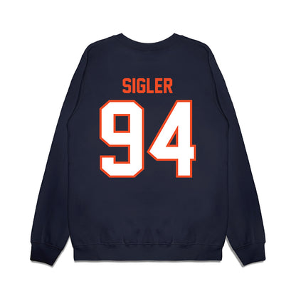 Auburn - NCAA Football : Cody Sigler - Vintage Helmet Premium Crewneck Sweatshirt-1