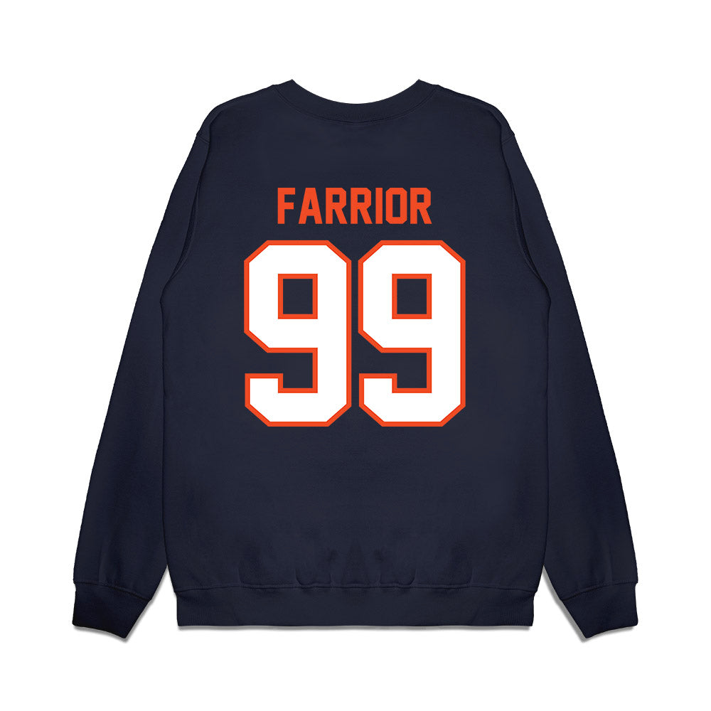 Auburn - NCAA Football : Saint Farrior - Vintage Helmet Premium Crewneck Sweatshirt-1