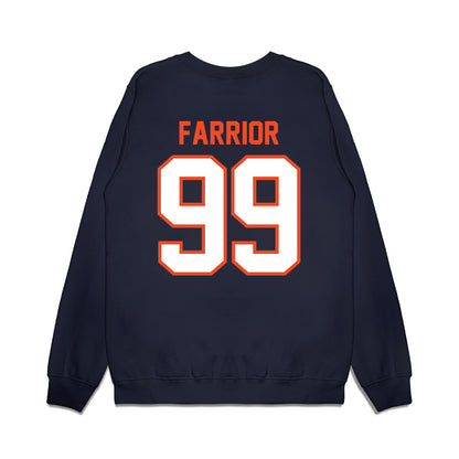 Auburn - NCAA Football : Saint Farrior - Vintage Helmet Premium Crewneck Sweatshirt-1
