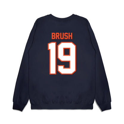 Auburn - NCAA Football : Rhys Brush - Vintage Helmet Premium Crewneck Sweatshirt-1