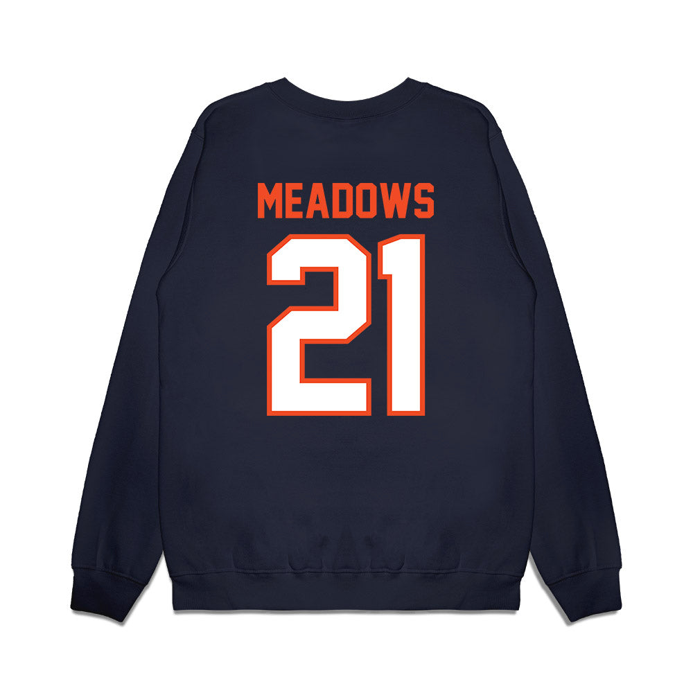 Auburn - NCAA Football : Montavious Meadows - Vintage Helmet Premium Crewneck Sweatshirt-1