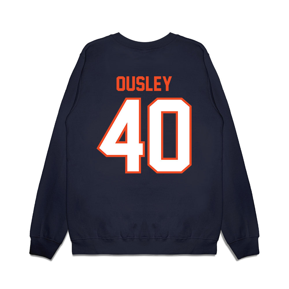 Auburn - NCAA Football : Hunter Ousley - Vintage Helmet Premium Crewneck Sweatshirt-1