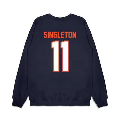 Auburn - NCAA Football : Keshaun Singleton - Vintage Helmet Premium Crewneck Sweatshirt-1