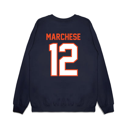 Auburn - NCAA Football : Brady Marchese - Vintage Helmet Premium Crewneck Sweatshirt-1