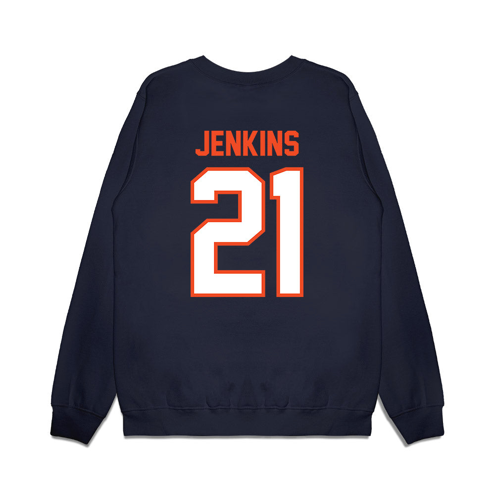 Auburn - NCAA Football : Gavin Jenkins - Vintage Helmet Premium Crewneck Sweatshirt-1