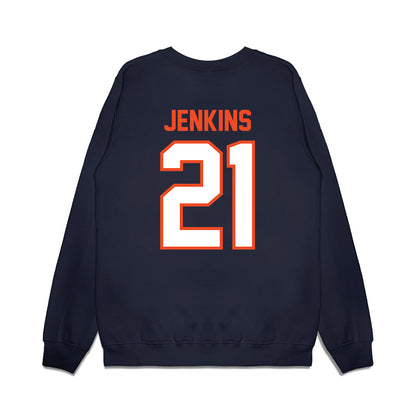 Auburn - NCAA Football : Gavin Jenkins - Vintage Helmet Premium Crewneck Sweatshirt-1