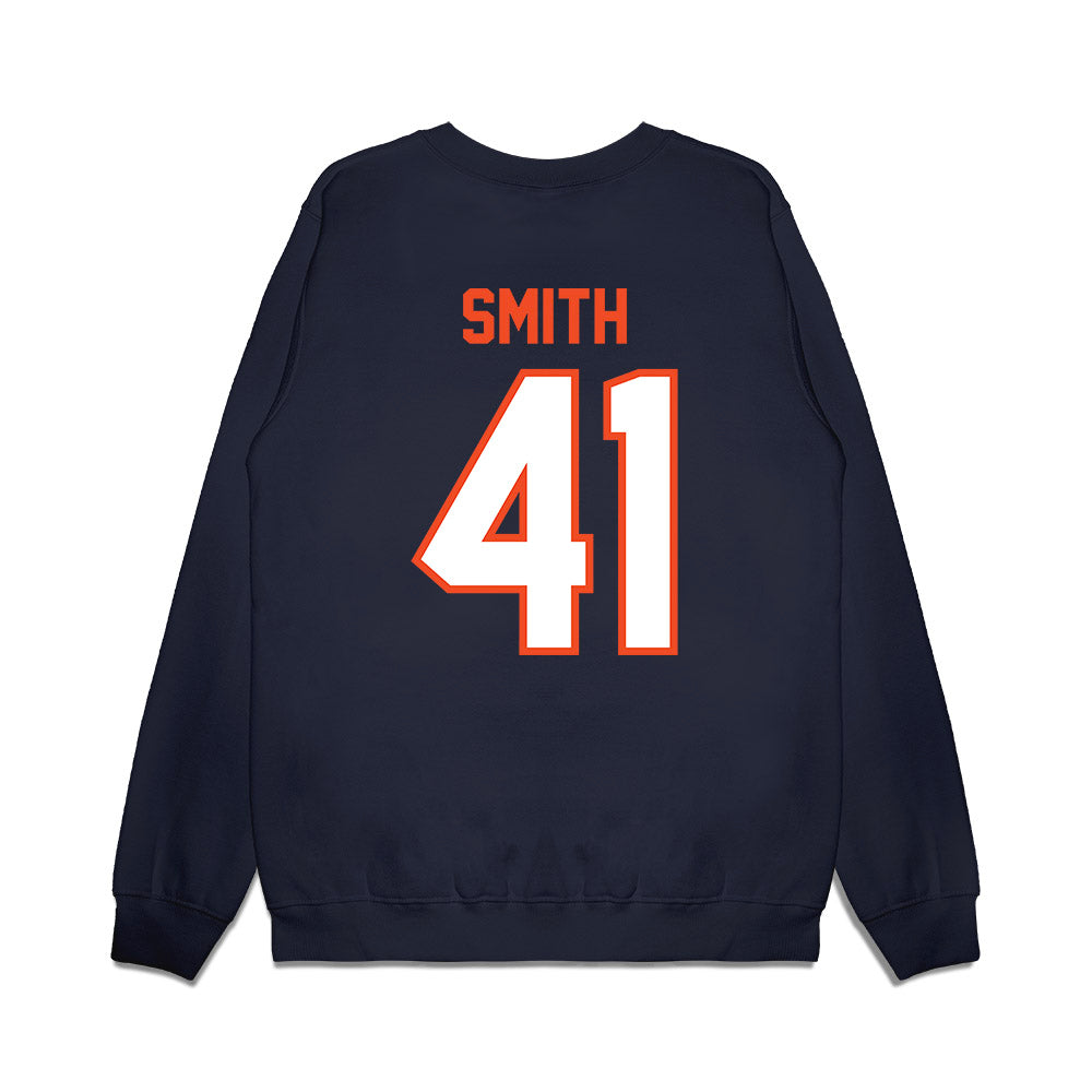 Auburn - NCAA Football : Jared Smith - Vintage Helmet Premium Crewneck Sweatshirt-1