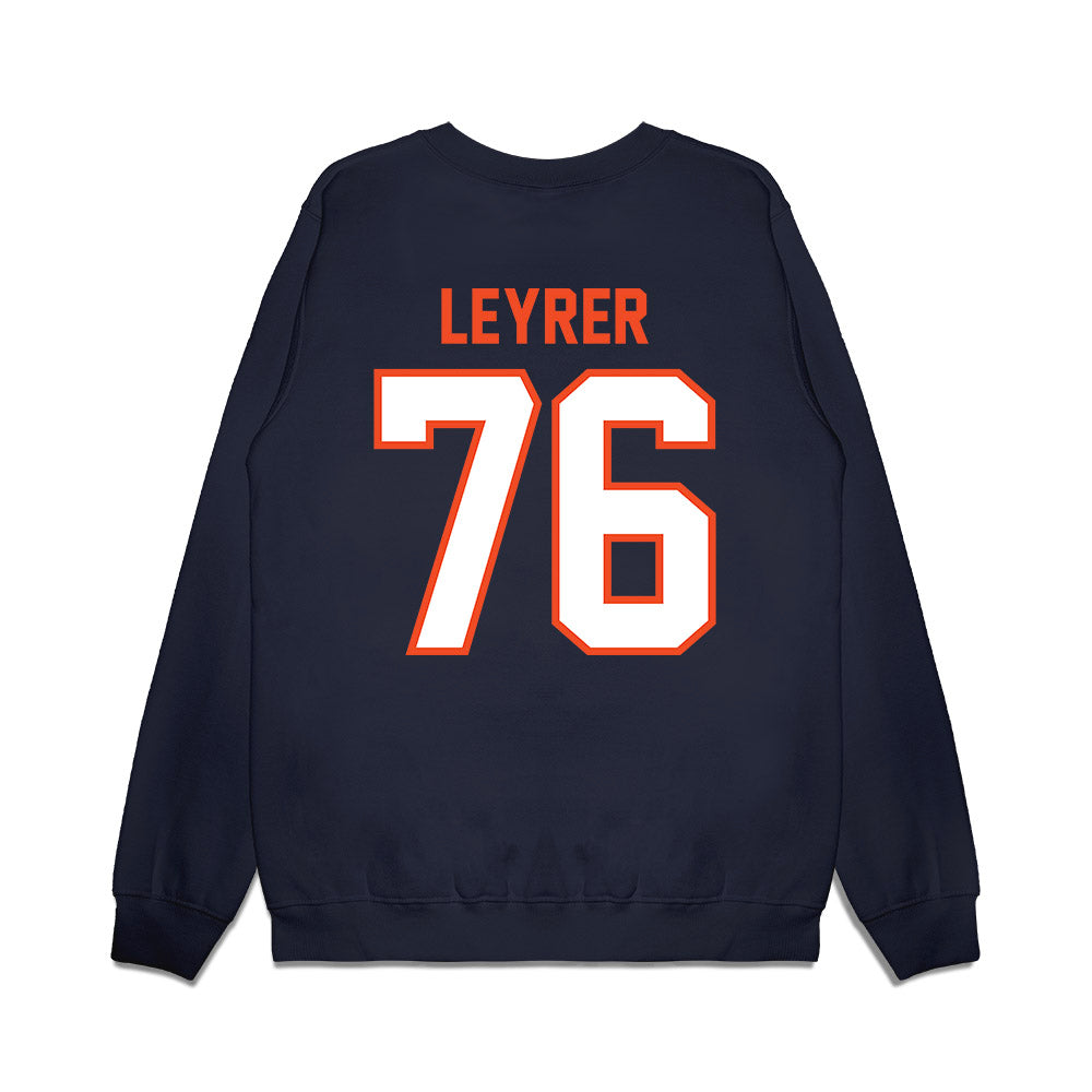 Auburn - NCAA Football : Jack Leyrer - Vintage Helmet Premium Crewneck Sweatshirt-1