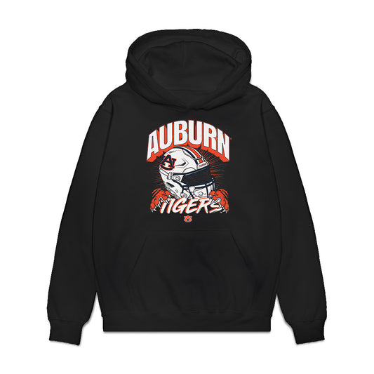 Auburn - NCAA Football : Brady Marchese - Vintage Helmet Premium Hooded Sweatshirt-0