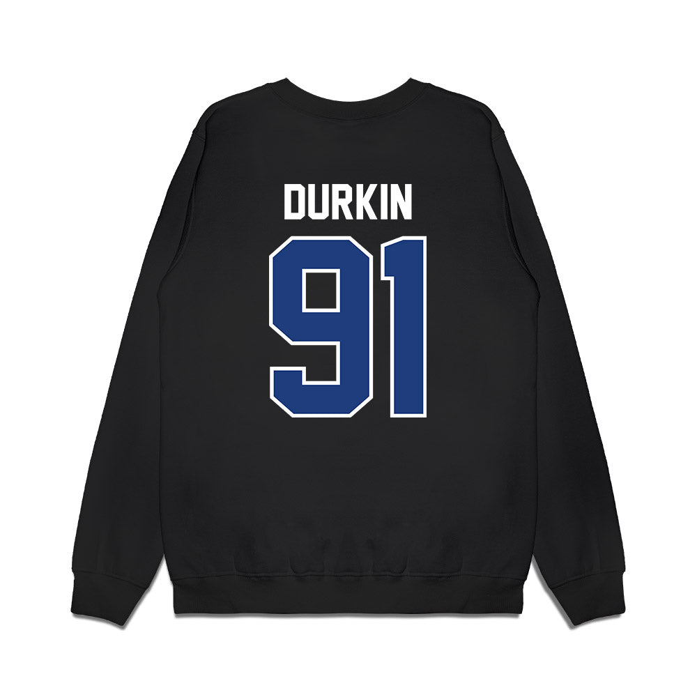 Florida - NCAA Football : Patrick Durkin - Vintage Helmet Premium Crewneck Sweatshirt-1