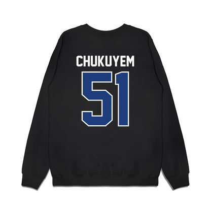 Florida - NCAA Football : Tyler Chukuyem - Vintage Helmet Premium Crewneck Sweatshirt-1