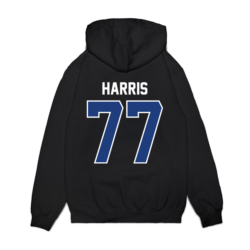 Florida - NCAA Football : Knijeah Harris - Vintage Helmet Premium Hooded Sweatshirt-1