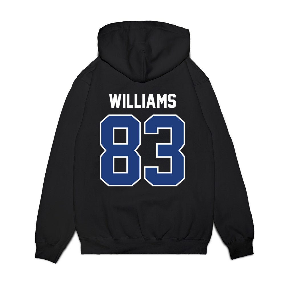 Florida - NCAA Football : Justin Williams - Vintage Helmet Premium Hooded Sweatshirt-1