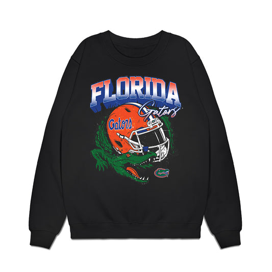 Florida - NCAA Football : Tramell Jones - Vintage Helmet Premium Crewneck Sweatshirt-0