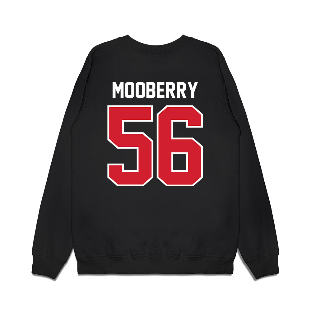 Nebraska - NCAA Football : Pierce Mooberry - Vintage Helmet Premium Crewneck Sweatshirt-1