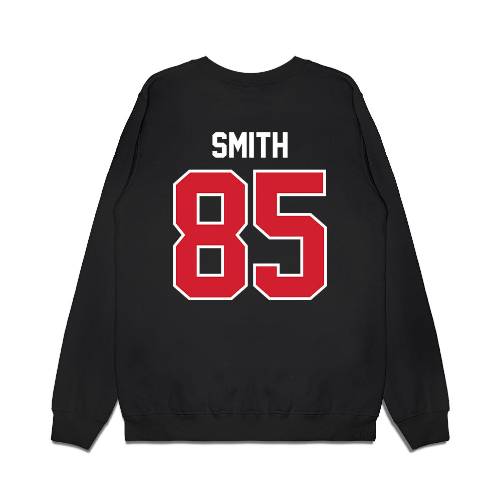 Nebraska - NCAA Football : Keelan Smith - Vintage Helmet Premium Crewneck Sweatshirt-1