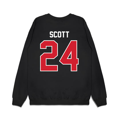 Nebraska - NCAA Football : Nalin Scott - Vintage Helmet Premium Crewneck Sweatshirt-1