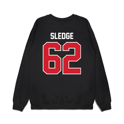 Nebraska - NCAA Football : Sam Sledge - Vintage Helmet Premium Crewneck Sweatshirt-1