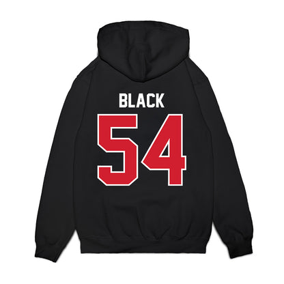 Nebraska - NCAA Football : Brendan Black - Vintage Helmet Premium Hooded Sweatshirt-1