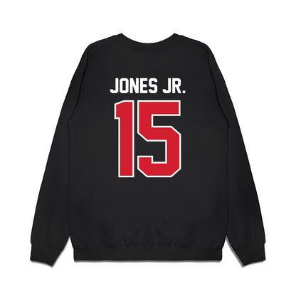 Nebraska - NCAA Football : Anthony Jones Jr. - Vintage Helmet Premium Crewneck Sweatshirt-1