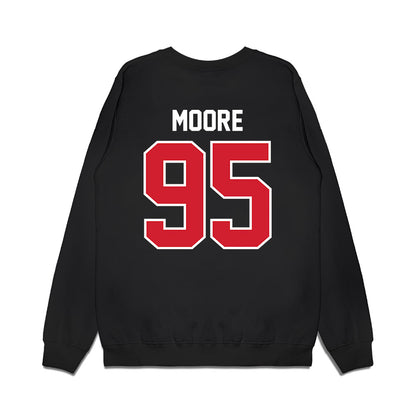 Nebraska - NCAA Football : Gabriel Moore - Vintage Helmet Premium Crewneck Sweatshirt-1