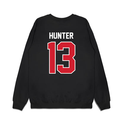 Nebraska - NCAA Football : Nyziah Hunter - Vintage Helmet Premium Crewneck Sweatshirt-1