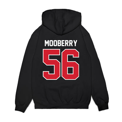 Nebraska - NCAA Football : Pierce Mooberry - Vintage Helmet Premium Hooded Sweatshirt-1