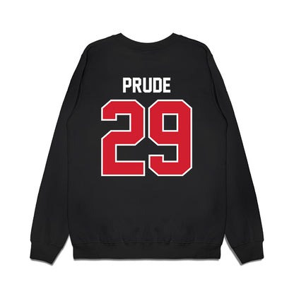 Nebraska - NCAA Football : Braylen Prude - Vintage Helmet Premium Crewneck Sweatshirt-1