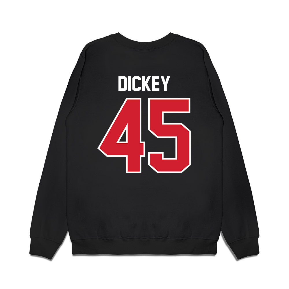 Nebraska - NCAA Football : Izaac Dickey - Vintage Helmet Premium Crewneck Sweatshirt-1
