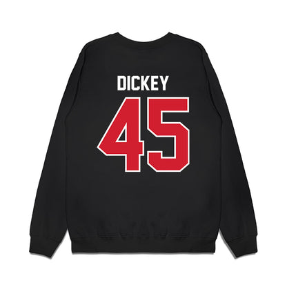 Nebraska - NCAA Football : Izaac Dickey - Vintage Helmet Premium Crewneck Sweatshirt-1