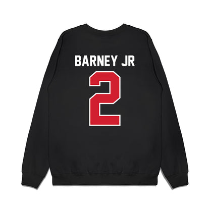 Nebraska - NCAA Football : Jacory Barney Jr - Vintage Helmet Premium Crewneck Sweatshirt-1