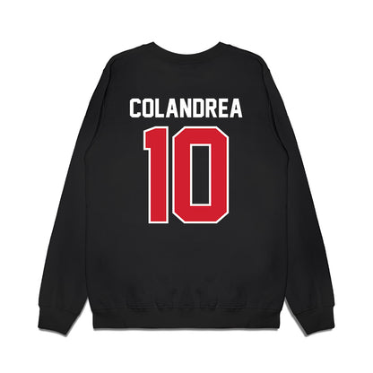 Nebraska - NCAA Football : Anthony Colandrea - Vintage Helmet Premium Crewneck Sweatshirt-1