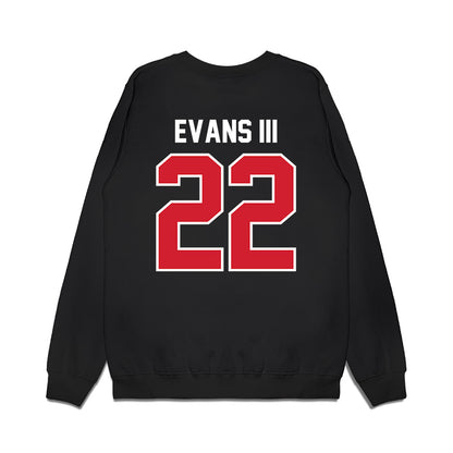 Nebraska - NCAA Football : Victor Evans III - Vintage Helmet Premium Crewneck Sweatshirt-1