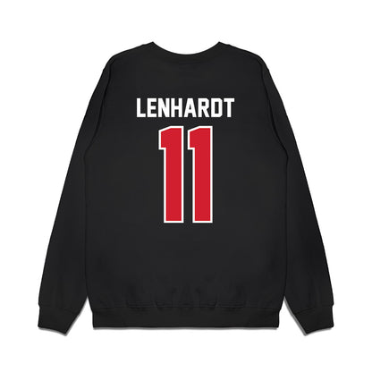 Nebraska - NCAA Football : Cameron Lenhardt - Vintage Helmet Premium Crewneck Sweatshirt-1