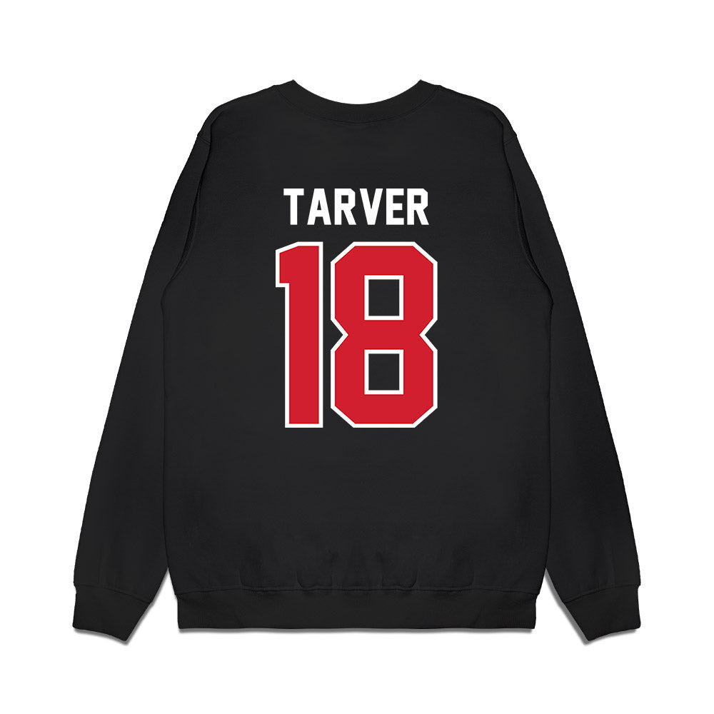 Nebraska - NCAA Football : Larry Tarver - Vintage Helmet Premium Crewneck Sweatshirt-1