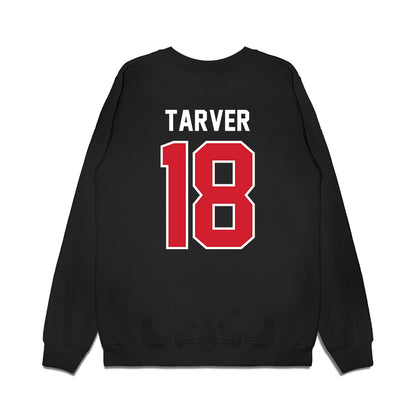 Nebraska - NCAA Football : Larry Tarver - Vintage Helmet Premium Crewneck Sweatshirt-1
