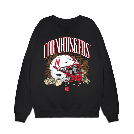 Nebraska - NCAA Football : Jamal Rule - Vintage Helmet Premium Crewneck Sweatshirt-0
