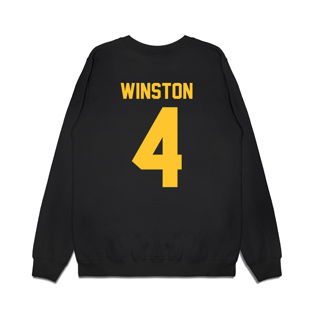 Arizona State - NCAA Football : Emar'rion Winston - Vintage Helmet Premium Crewneck Sweatshirt-1