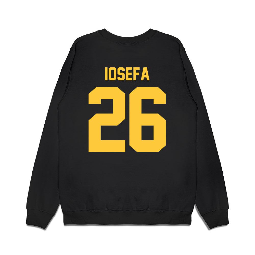 Arizona State - NCAA Football : Isaiah Iosefa - Vintage Helmet Premium Crewneck Sweatshirt-1