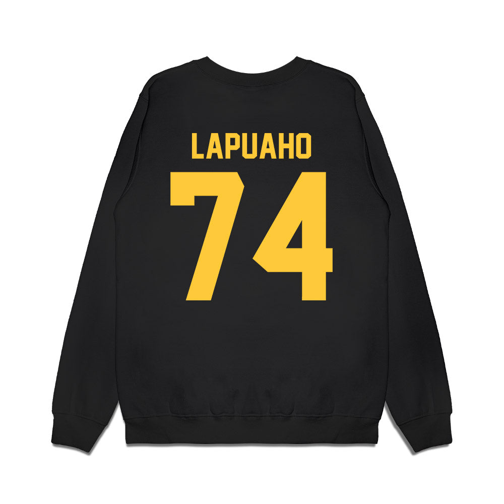 Arizona State - NCAA Football : Siosaia Lapuaho - Vintage Helmet Premium Crewneck Sweatshirt-1