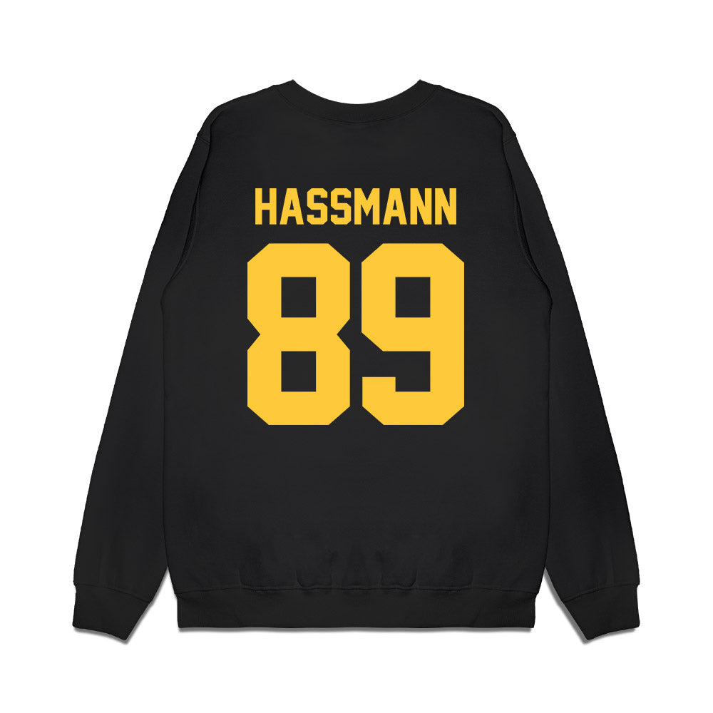 Arizona State - NCAA Football : Harry Hassmann - Vintage Helmet Premium Crewneck Sweatshirt-1