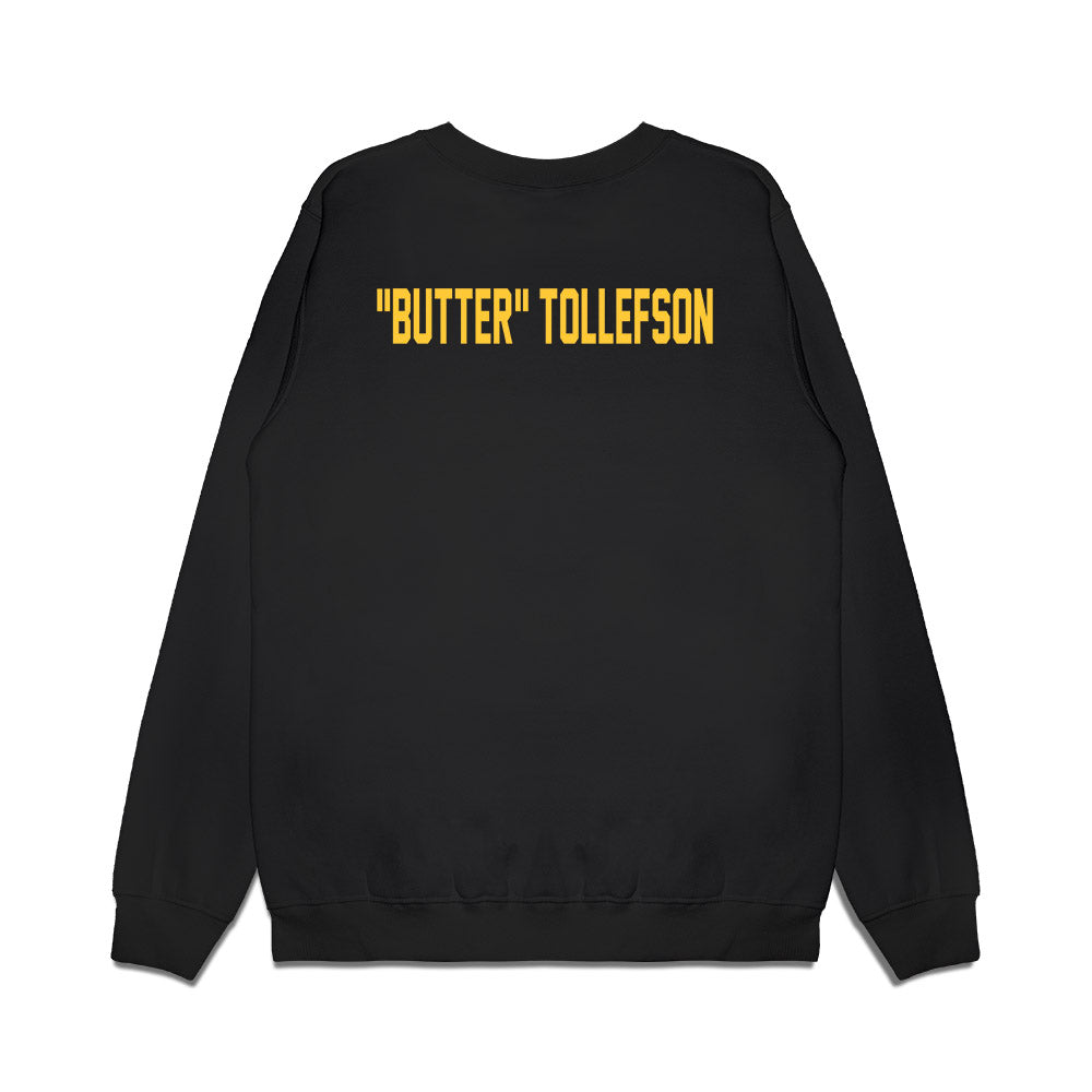 Arizona State - NCAA Football : Michael "Butter" Tollefson - Vintage Helmet Premium Crewneck Sweatshirt-1