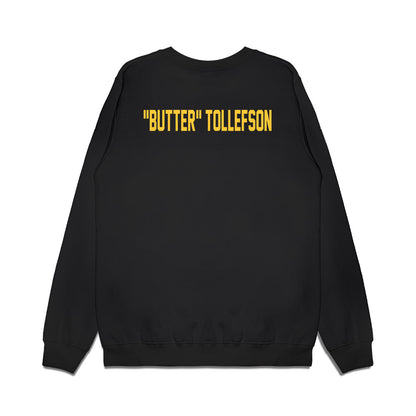 Arizona State - NCAA Football : Michael "Butter" Tollefson - Vintage Helmet Premium Crewneck Sweatshirt-1