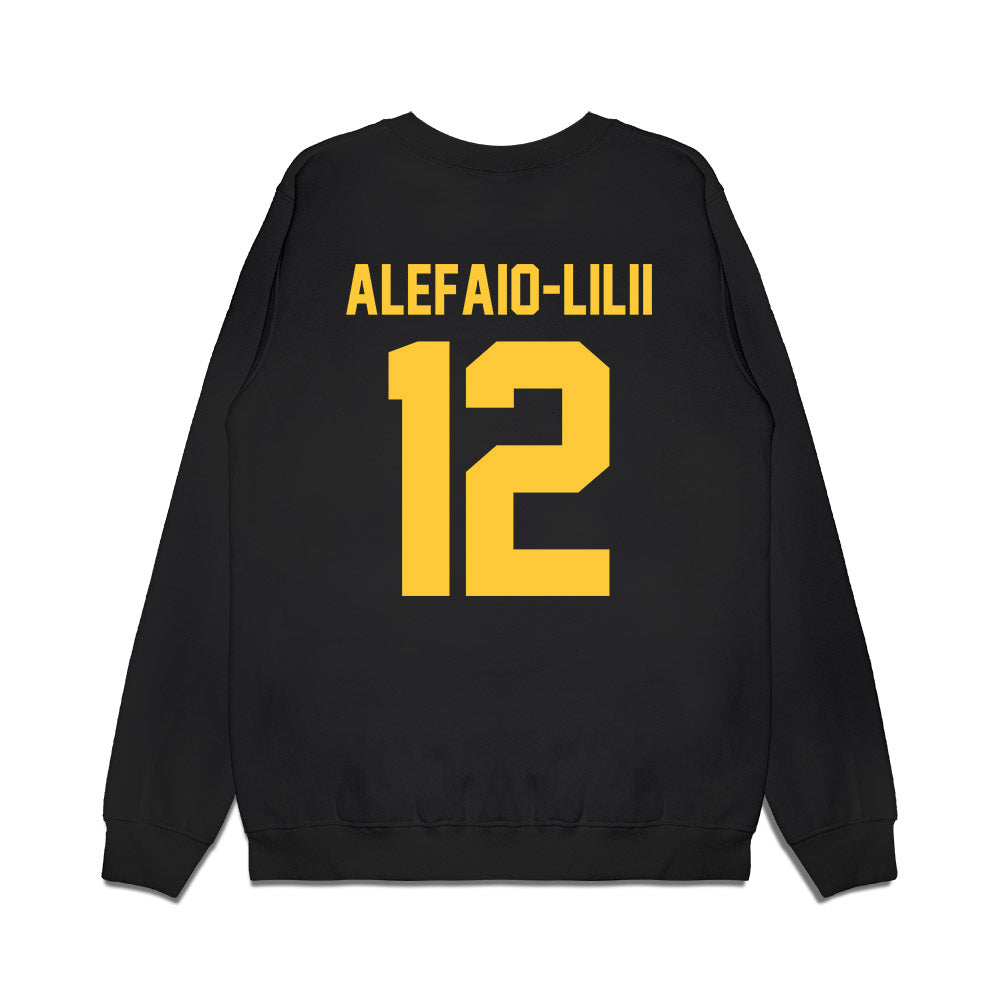 Arizona State - NCAA Football : Benjamin Alefaio-Lilii - Vintage Helmet Premium Crewneck Sweatshirt-1