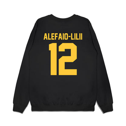 Arizona State - NCAA Football : Benjamin Alefaio-Lilii - Vintage Helmet Premium Crewneck Sweatshirt-1